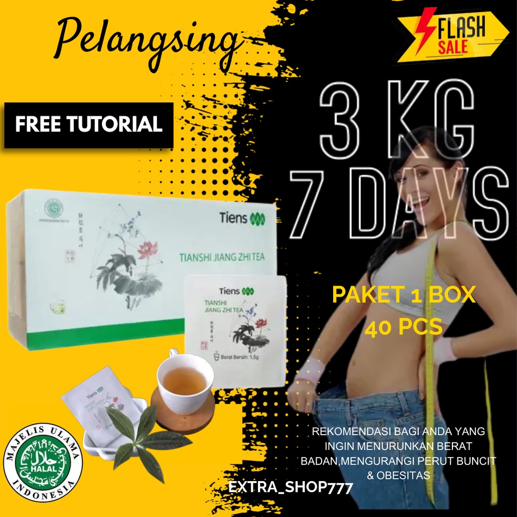 Jual JIANG ZHE TEA TEH PELANGSING TEH TIANSHI PAKET SEGEL ISI 40 ...