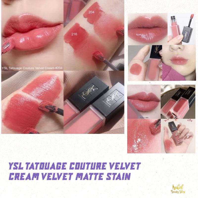 Jual YSL Tatouage Couture Velvet Cream Velvet Matte Stain Tatouage