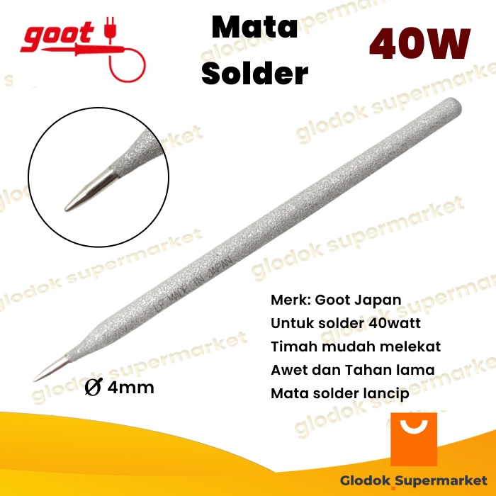 Jual Mata Solder Goot 40 Watt Solder Tip Lancip Original Japan R48SB Runcing Shopee Indonesia