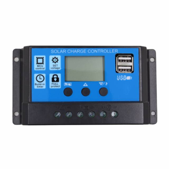 Jual Solar Charger Controller Dual USB 10A 12V 24V | Shopee Indonesia