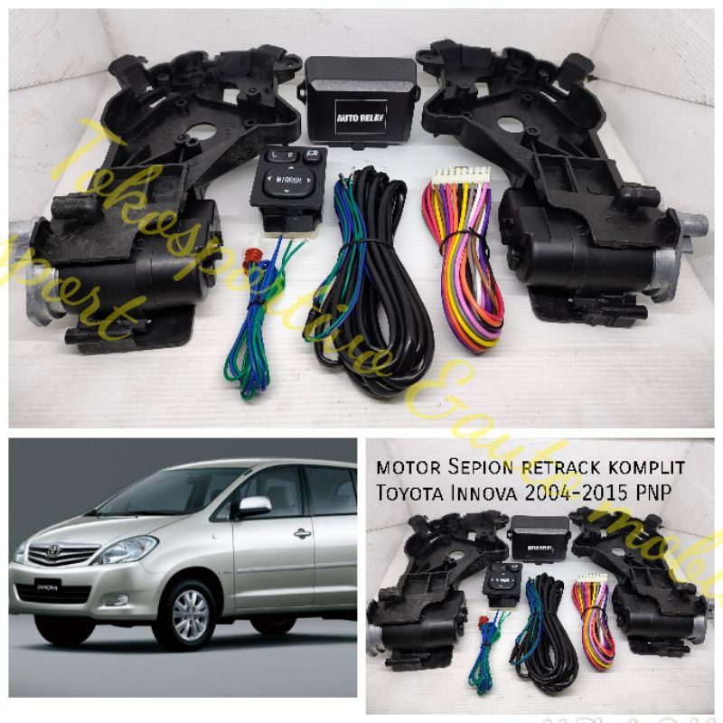Jual Motor Sepion lipat Auto retrac mirror Lipat Toyota Innova 20042015 komplit PNP OEM Toyota