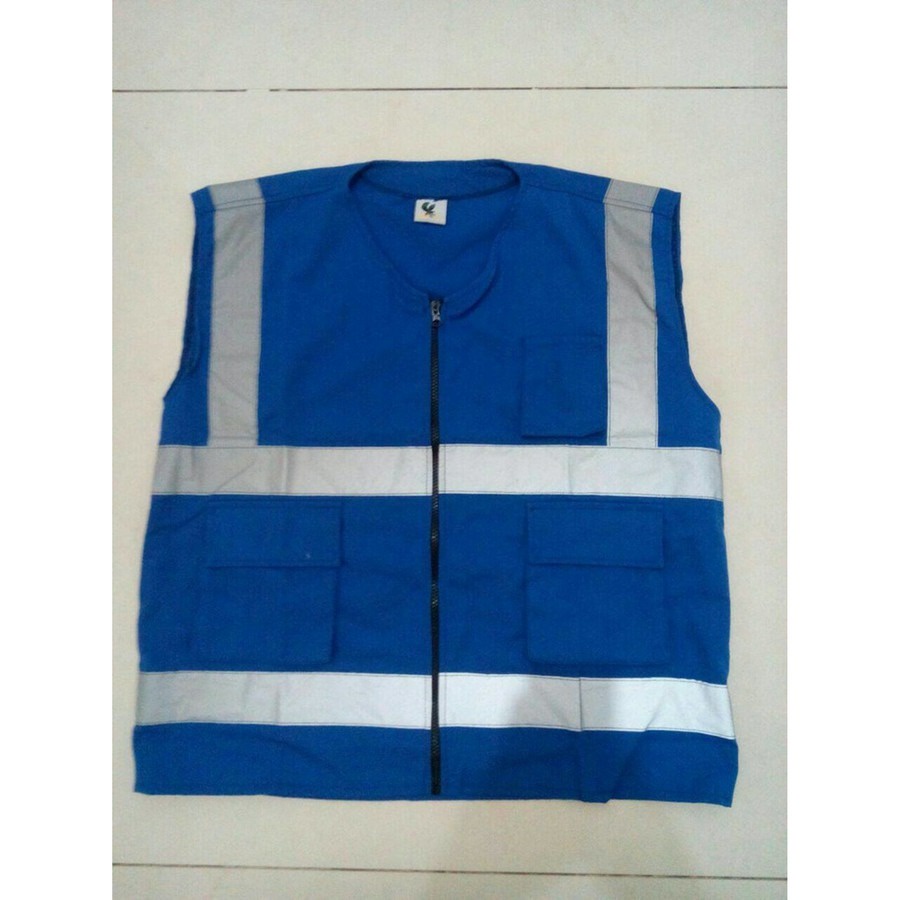 Jual Rompi Safety / Rompi Proyek Bahan Drill Skotlight Kombinasi ...