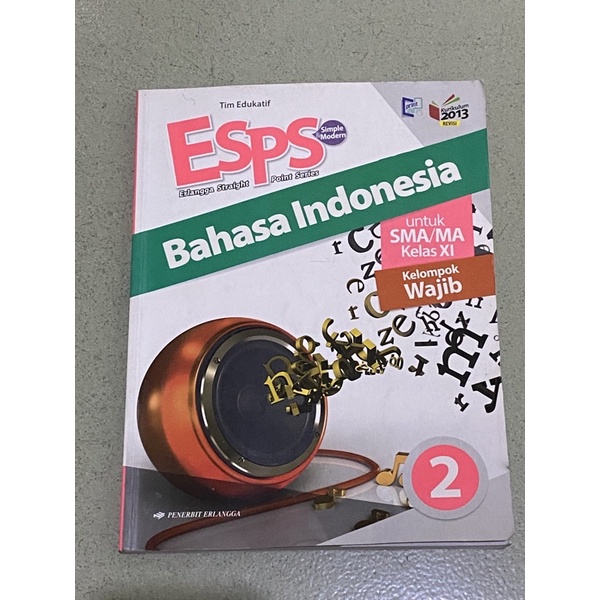 Jual Buku Esps Bahasa Indonesia Kelas Sma Kelas Sma Shopee Indonesia