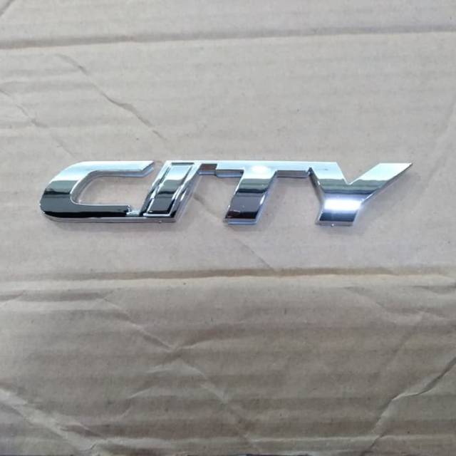 Jual Emblem Logo Tulisan Honda City Chrome Shopee Indonesia