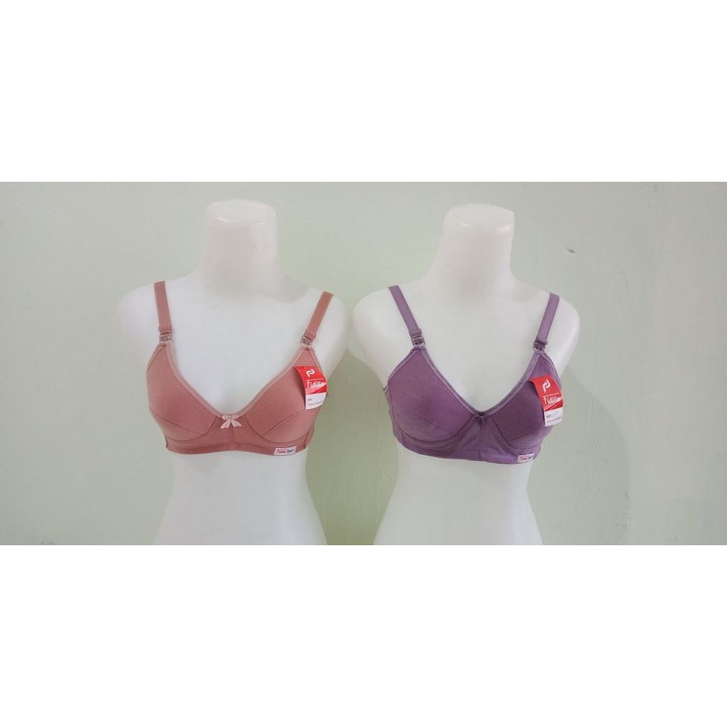 Jual Bra BH Tanpa Busa Pink Putih