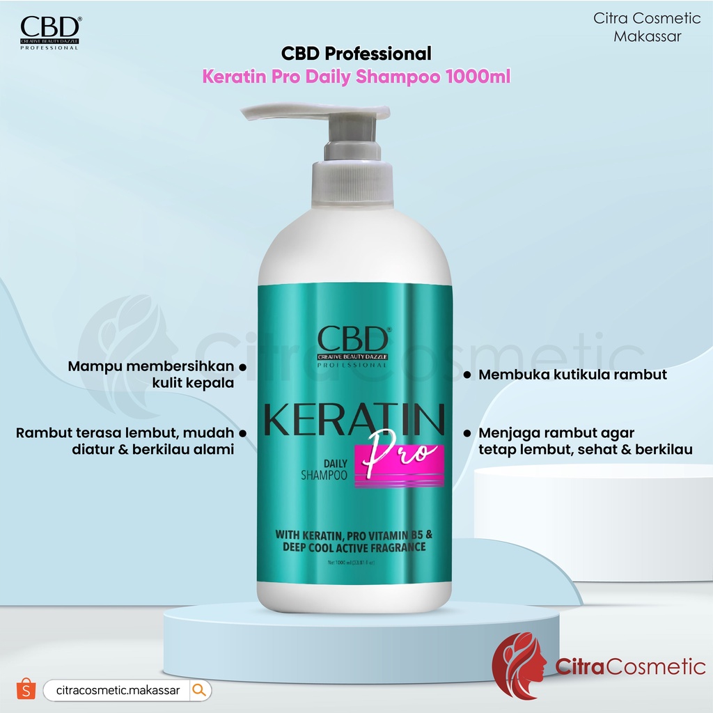 Jual CBD Daily Series Shampo | Conditioner | Mask Keratin | Hair Vit ...