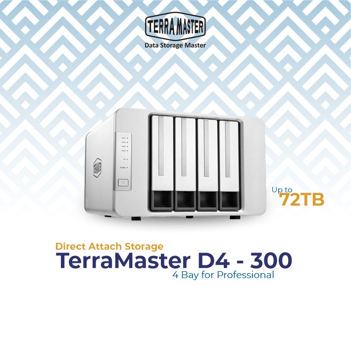 TERRAMASTER テラマスター D5-300 USB3.1 4TB 願える 付き