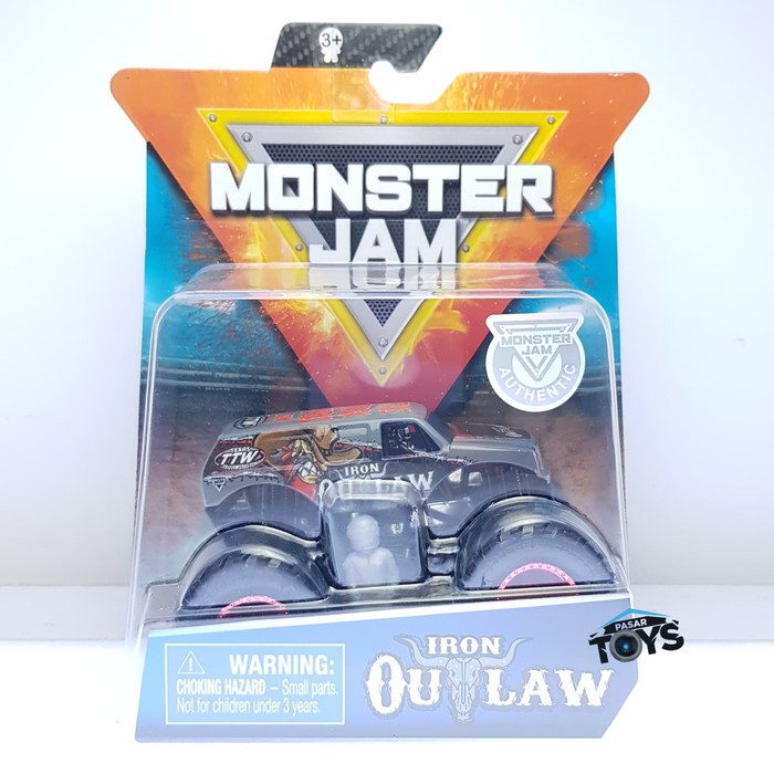 Jual Monster Jam Iron Outlaw Truck 1:64 True Metal | Shopee Indonesia