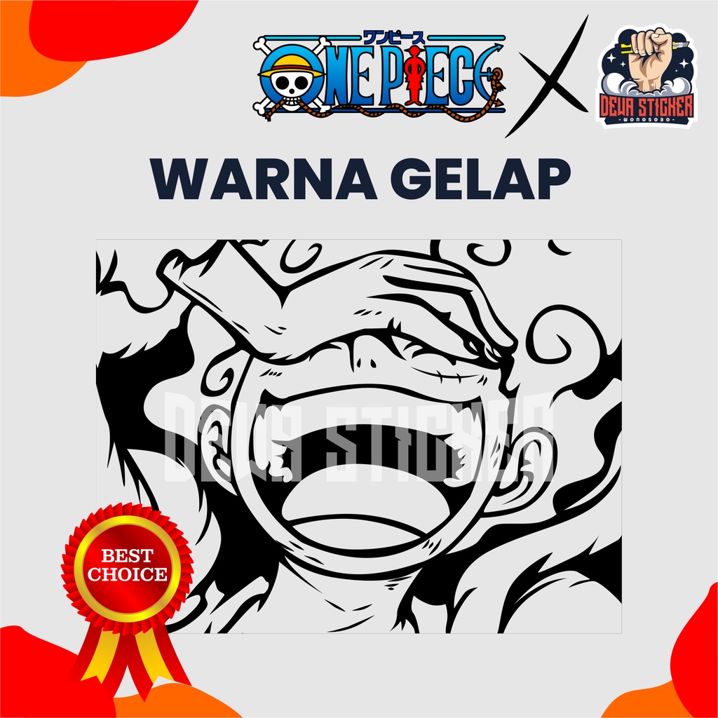 Jual Cutting Sticker NIKA Luffy One Piece | cutting wajah | Shopee ...