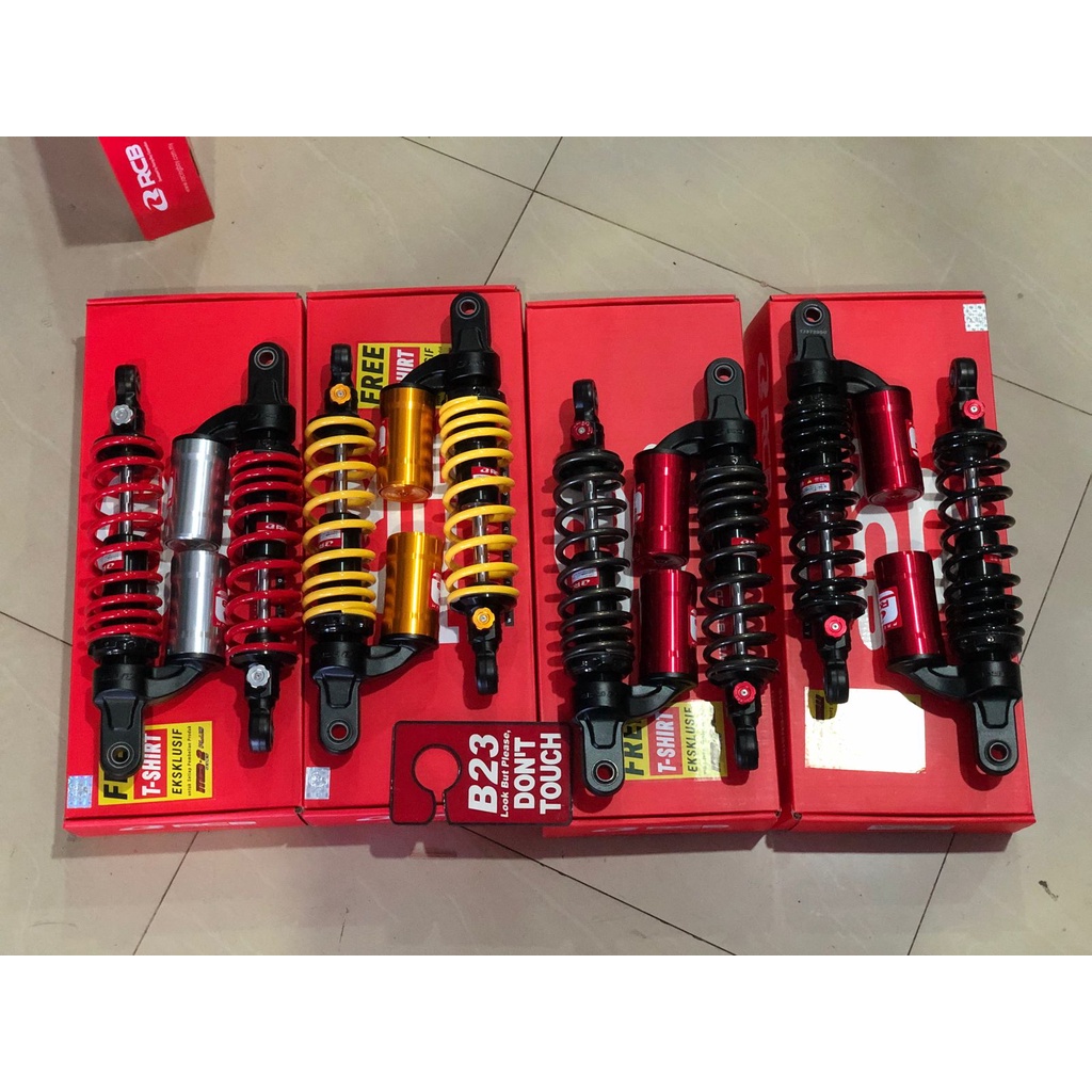 Jual Shock rcb mb2+ mb2 plus 335mm bebek Rx King Tiger warna lengkap ...