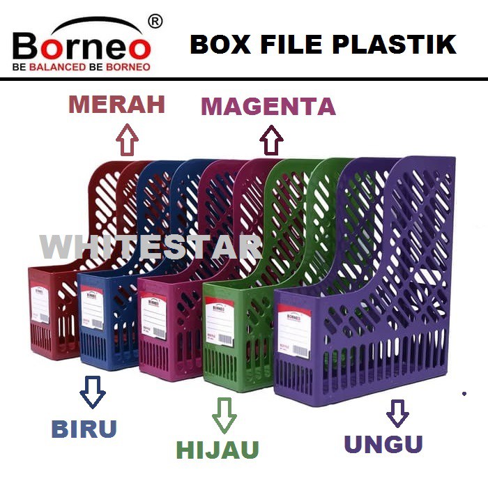 Jual box file plastik borneo | Shopee Indonesia