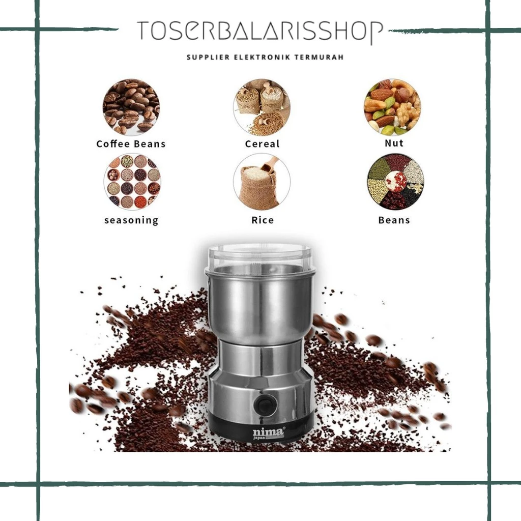 PENGGILING KOPI / PENGHANCUR BIJI KOPI / COFFEE GRINDER LISTRIK | AutoStock