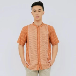 M231 Kemeja Pria Koko Pendek Teracotta 2398A