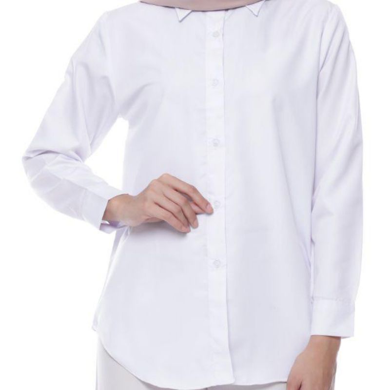 Jual Kemeja Polos Formal Bahan Toyobo untuk Kerja Tes / atasan baju hem
