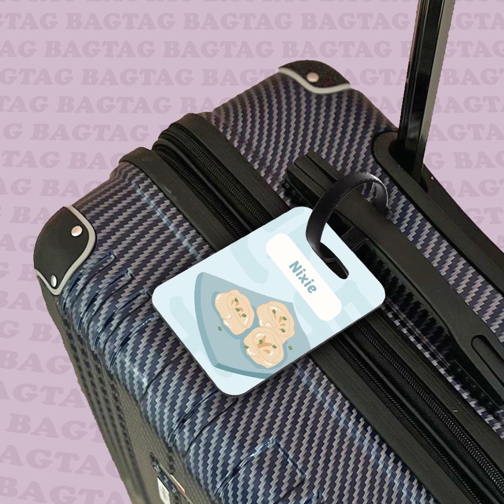 Jual Feragatha Custom Name Tag Bag Tag Tas Koper Makanan Korea Korean