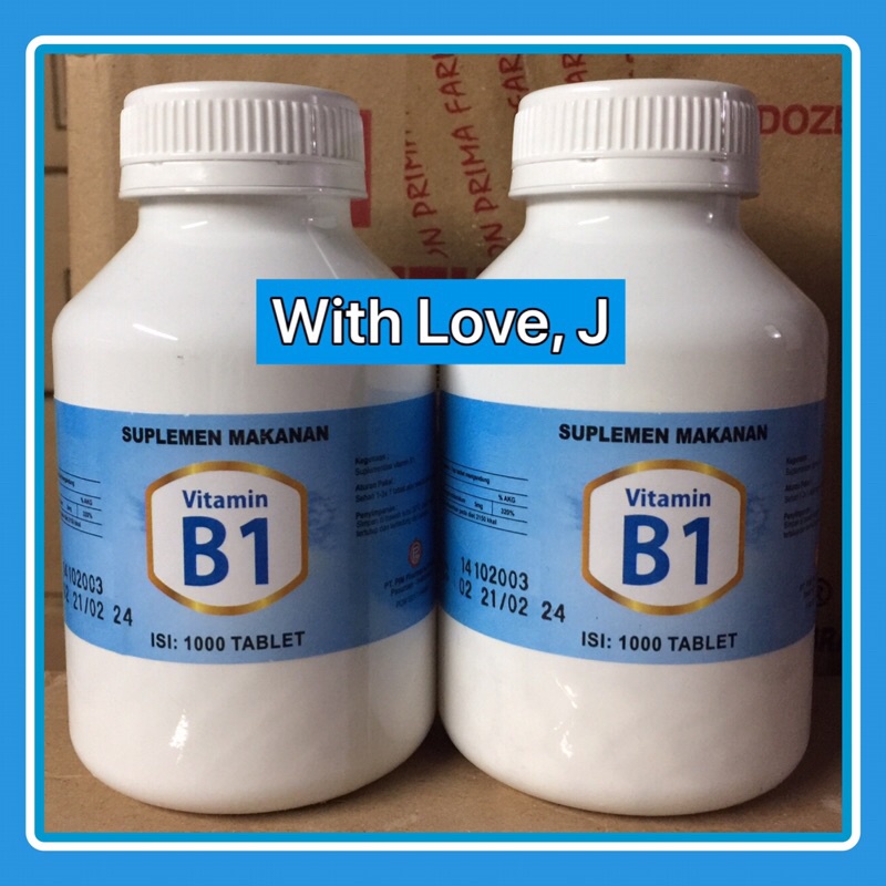 Jual VITAMIN B1 - 5 MG ( 1000 TABLET ) | Shopee Indonesia