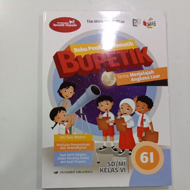 Jual BUKU BUPETIK 6A 6B 6C 6D 6E 6F 6G 6H Dan 6I BUPETIK KELAS 6 ...