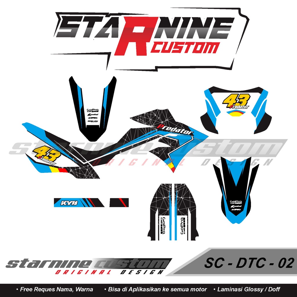 Jual decal Dtracker sticker dtracker stiker dtracker custom | Shopee ...