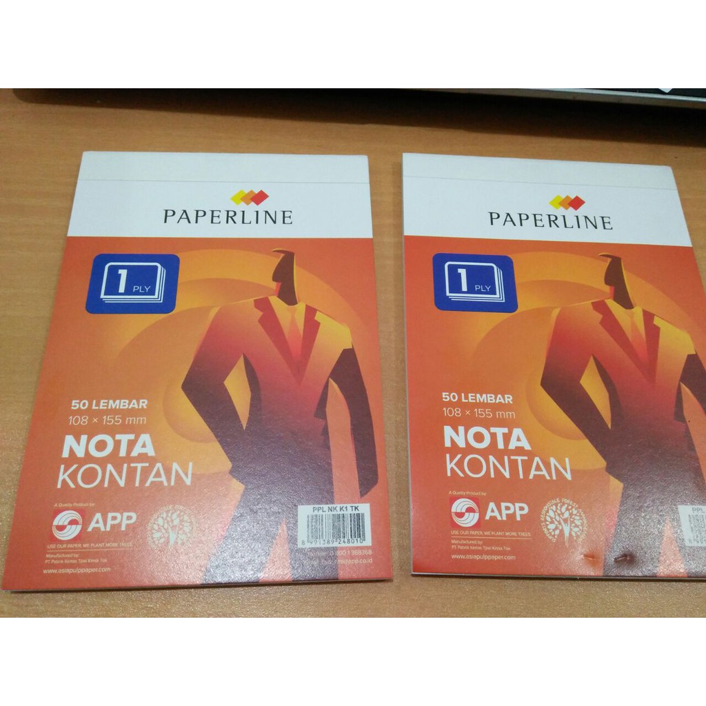 Jual NOTA KONTAN 1PLY (rangkap 1) Paperline | Shopee Indonesia