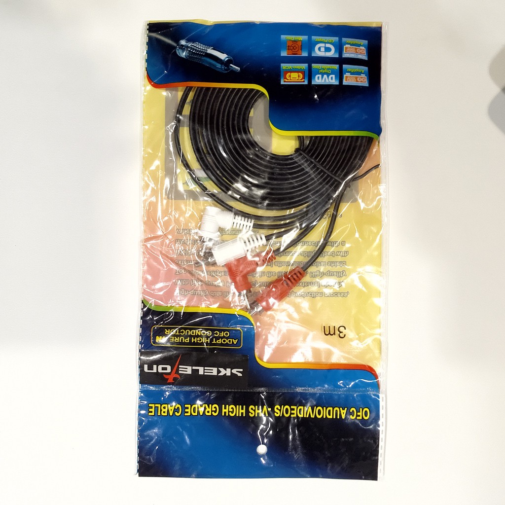 Jual Kabel RCA Skeleton SKT-2RCA90 | Shopee Indonesia