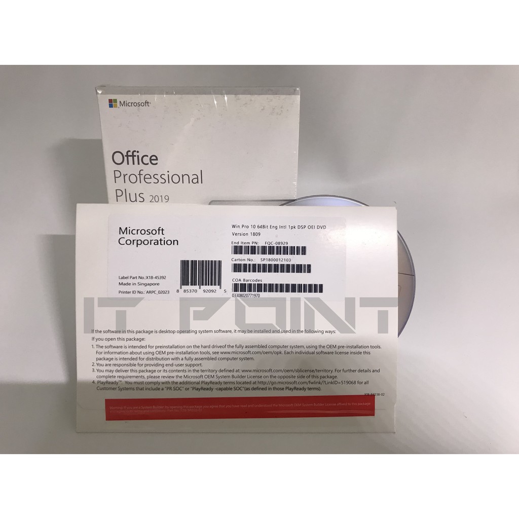 Jual office professional plus 2019 ORIGINAL + 10 pro 64 bit | Shopee ...