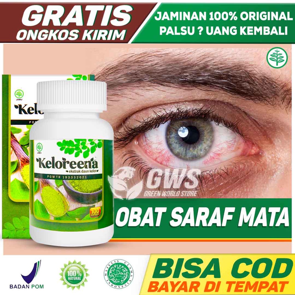 Jual Keloreena Obat Saraf Mata Rusak Syaraf Putus Bengkak Sarap Lemah