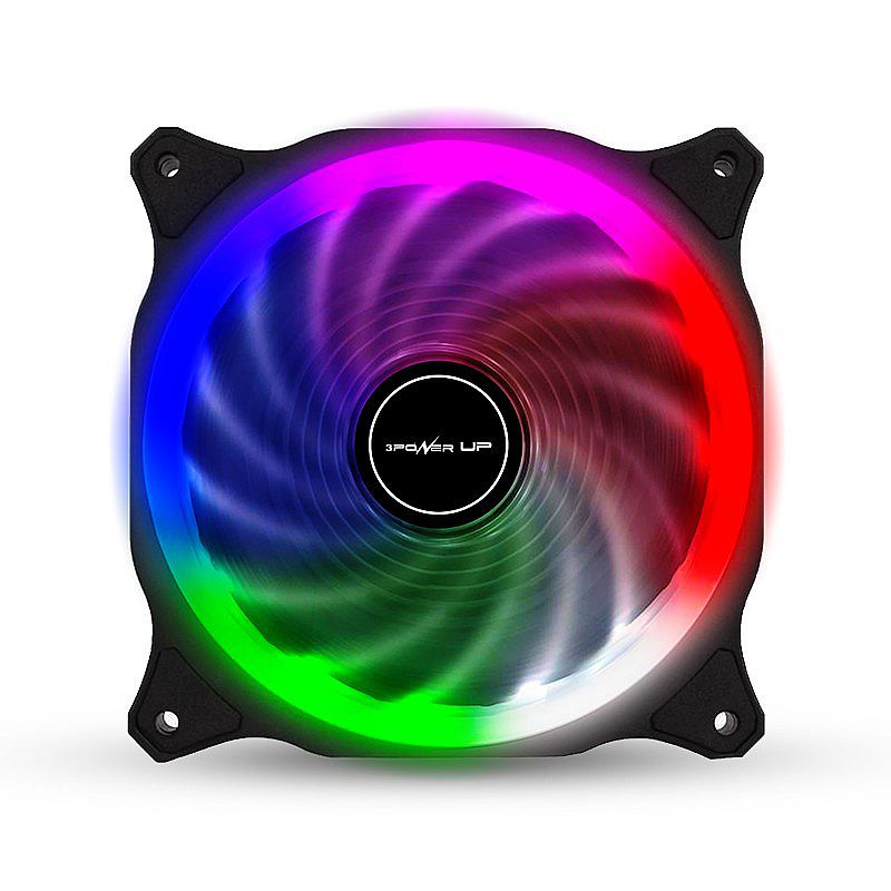 Jual 3 Power Up Loop RGB Fan 120mm Single Light LED | Shopee Indonesia