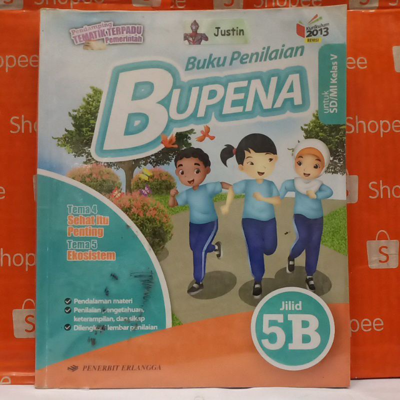 Jual Buku Penilaian Bupena kelas 5B kurikulum 2013 revisi | Shopee ...