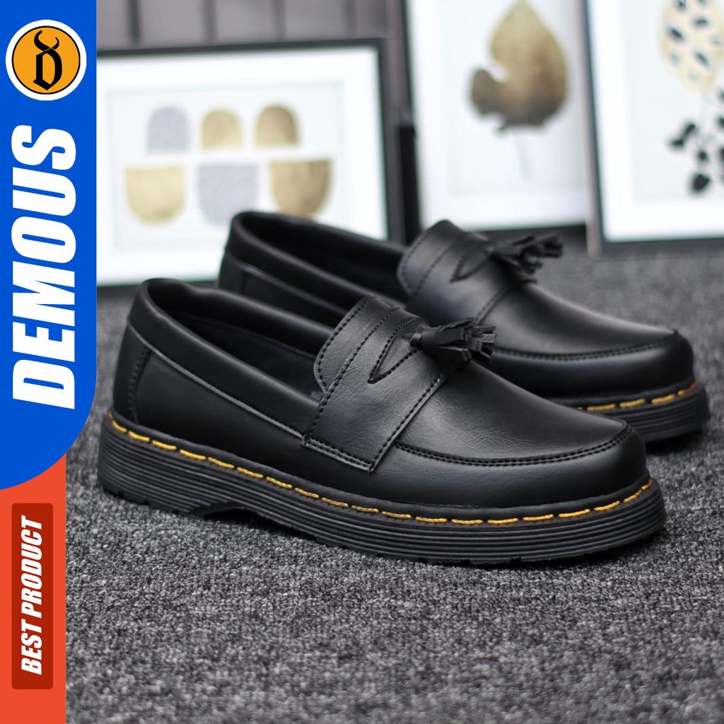 Jual DEMOUS Gogeta - Sepatu Formal Pantofel Docmart Low Boots Kerja ...