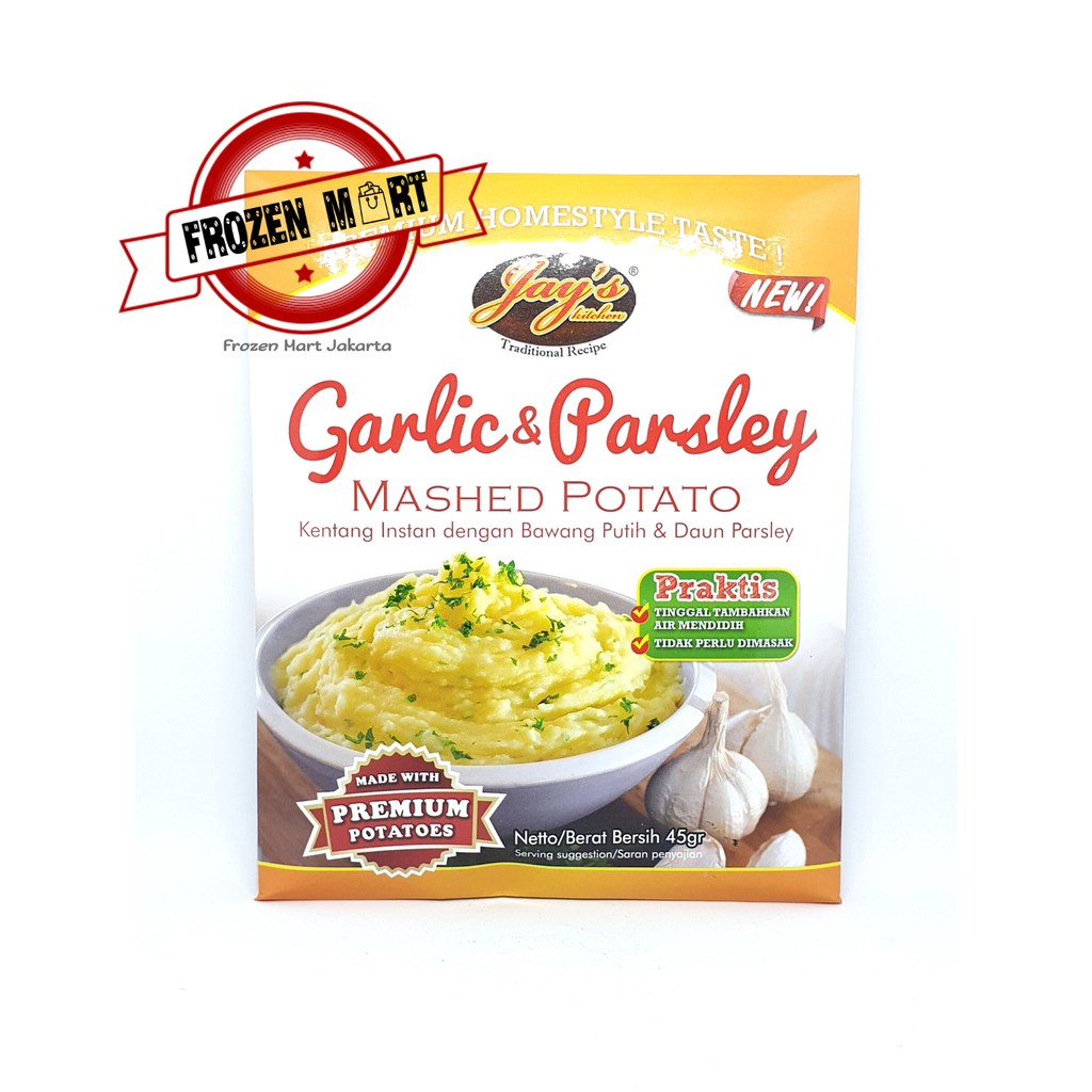 Jual JAY S GARLIC PARSLEY MASHED POTATO 45GR Shopee Indonesia