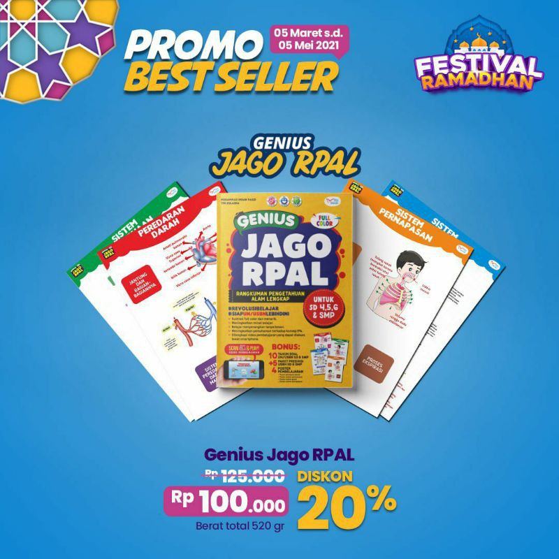 Jual Buku Genius Jago RPAL (Rangkuman Pengetahuan Alam Lengkap ...