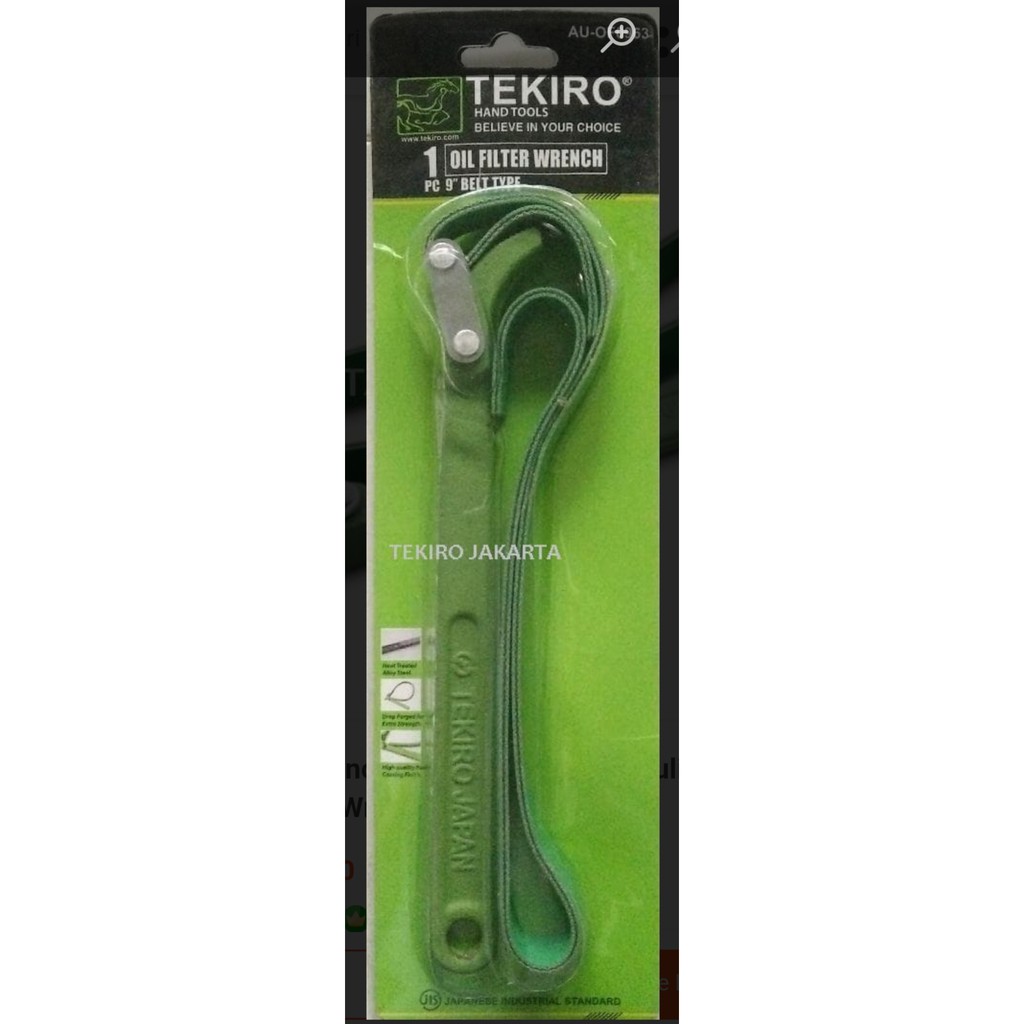Jual OIL FILTER WRENCH BELT KUNCI OLI FILTER SABUK TEKIRO Shopee Indonesia