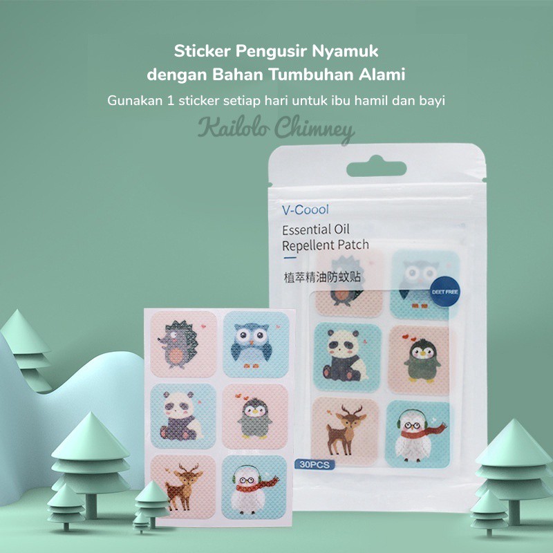 Jual Stiker Anti Nyamuk Anak & Bayi Mosquito Repellent 30 Pcs | Shopee
