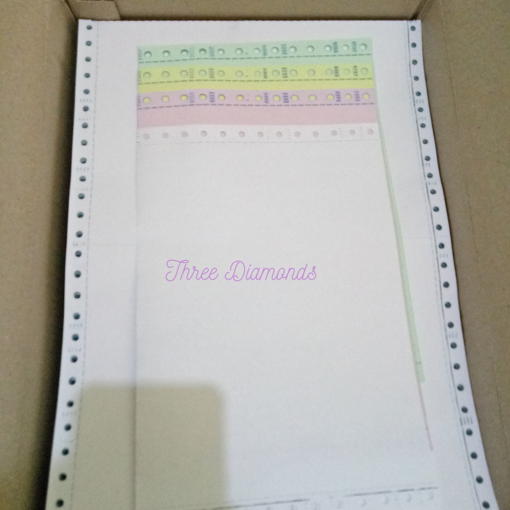 Jual (10 Lembar 4ply) Continuous Form Paper Prins 9.5 x 11/2 4ply - 9.5 ...