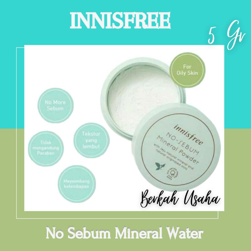 Jual INNISFREE NO SEBUM MINERAL POWDER BEDAK TABUR LOOSE POWDER