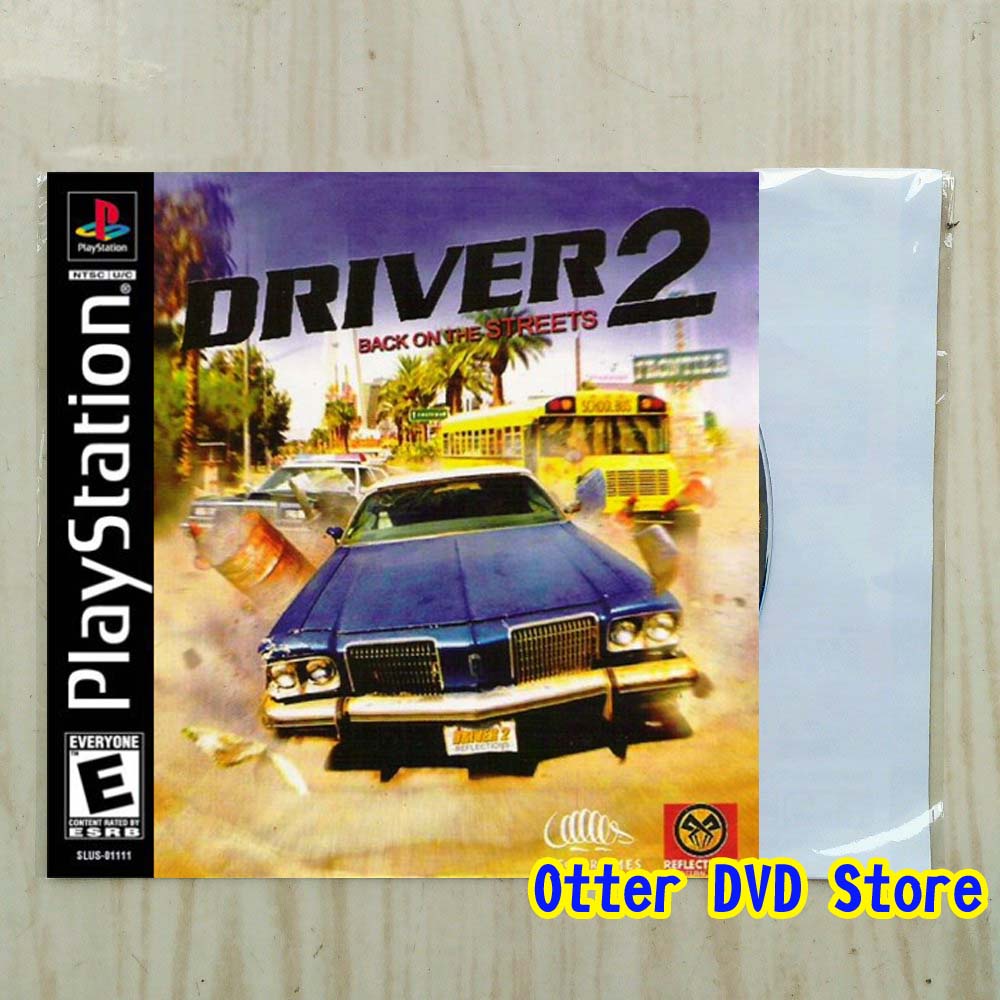 Jual Kaset CD Game Ps1 Ps 1 Driver 2 - Back On The Streets ( 2 Disc ...