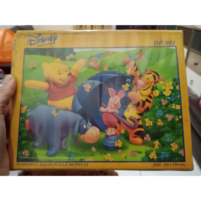Jual Numbering Jigsaw Puzzle 500 Pieces Winnie The Pooh Disney | Shopee ...