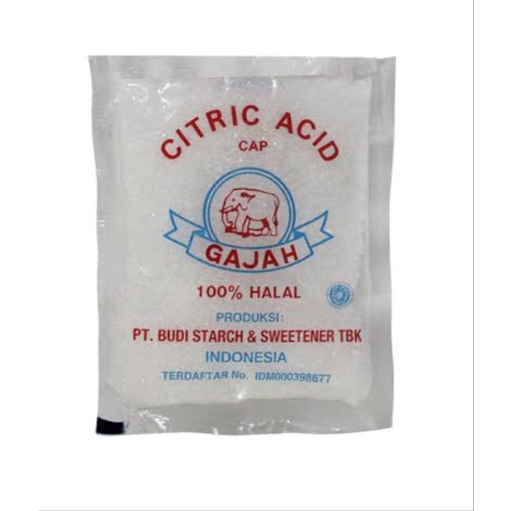 Jual Citric Acid / Citrun / Sitrun 50 Gram Harga Per Saset | Shopee ...