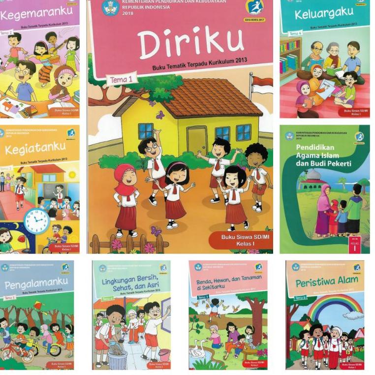 Jual GBG.11Au22ј - Buku Tematik SD Kelas 1 Tema 1,2,3,4,5,6,7,8 Revisi ...