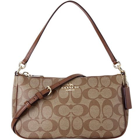 ORIGINAL 100 Coach Bag F36674 Shoulderbag Coach Tas Slingbag Mini Khaki Saddle