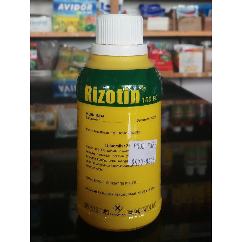 Jual Insektisida RIZOTIN 100 EC - 250ML | Shopee Indonesia