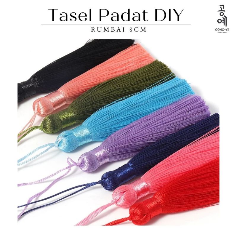 Jual Gantungan Tasel Rumbai Padat DIY 8CM Tassel Rumbai 8CM | Shopee ...