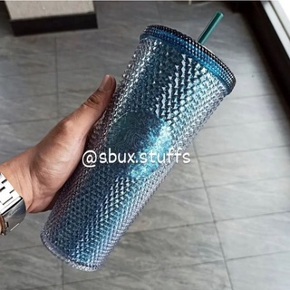 Starbucks Tumblers Indonesia 2023 Turquoise Mustard and Pistachio stud