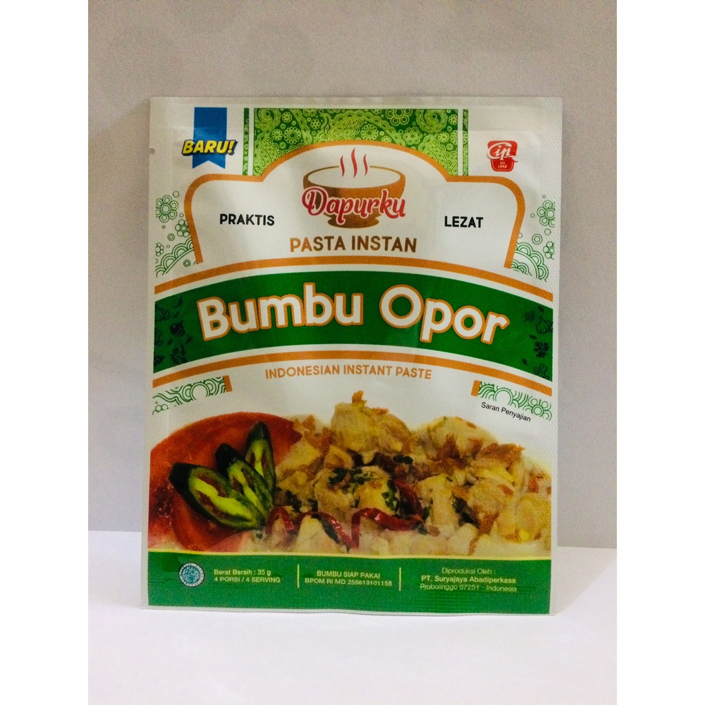 Jual Bumbu Dapurku Pasta Instan-Cip Rodeo (Masakan Khas Indonesia ...