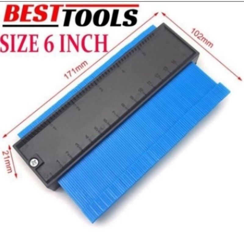 Jual COPY RULER 6 INCH / PENGGARIS KERAMIK SIKU SUDUT / KERAMIK ...
