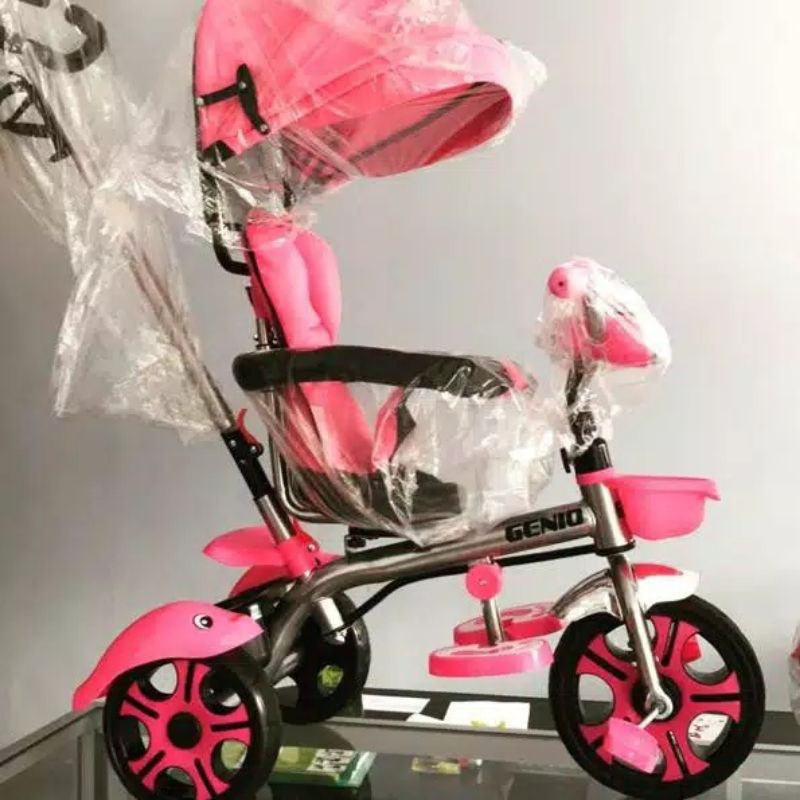 Jual Sepeda Stroller Genio Roda tiga ready 3 warna | Shopee Indonesia