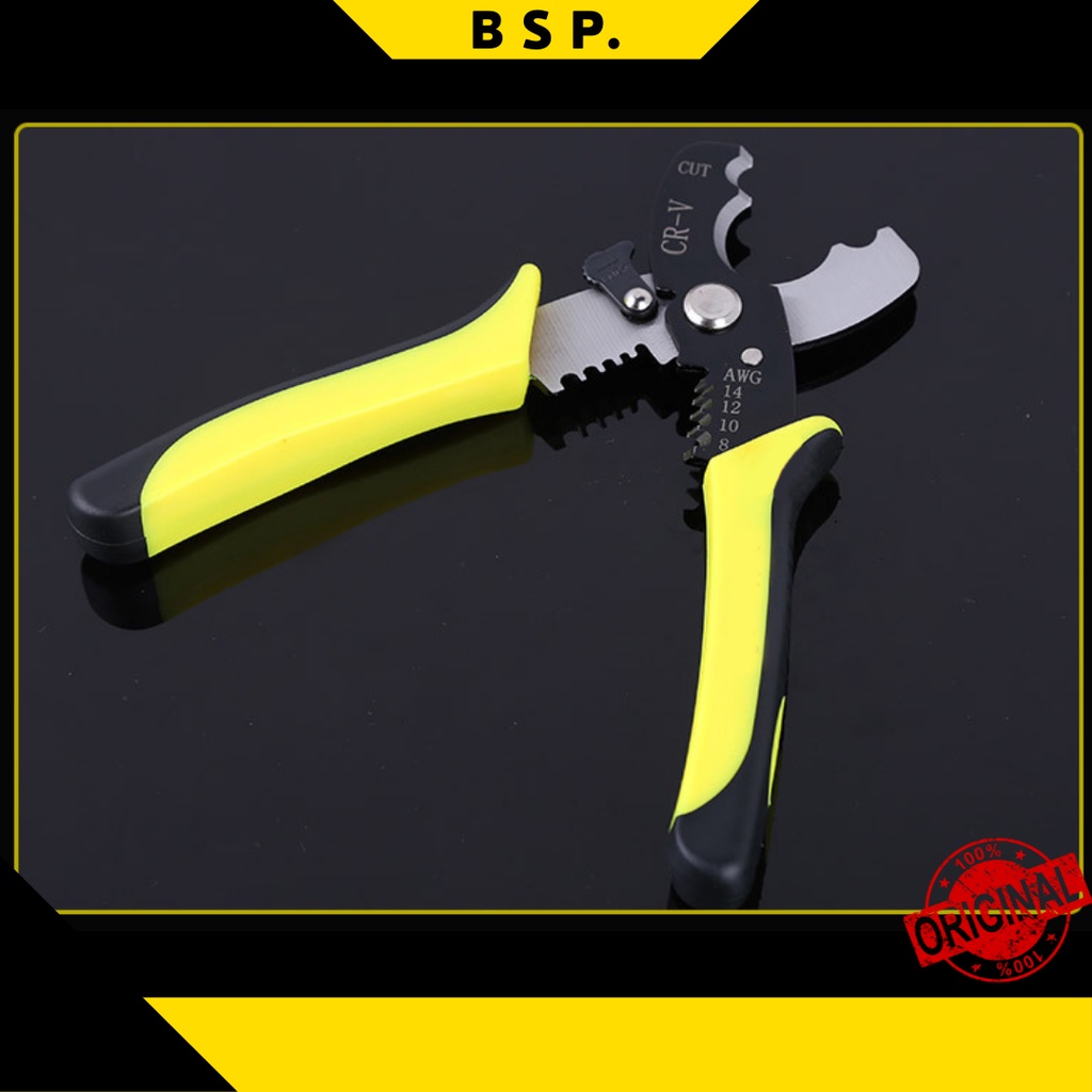 Jual 2in1 Tang Potong Kupas Kabel Listrik Serbaguna / Gunting Pemotong ...