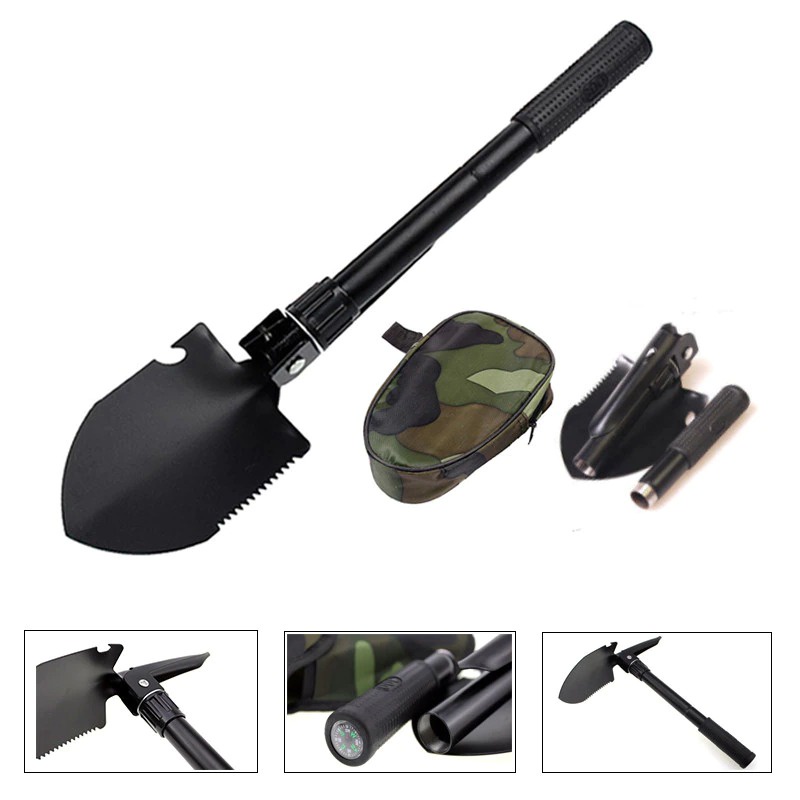 Jual Sekop Pacul Lipat Portable Multifungsi Camping Survival | Shopee ...