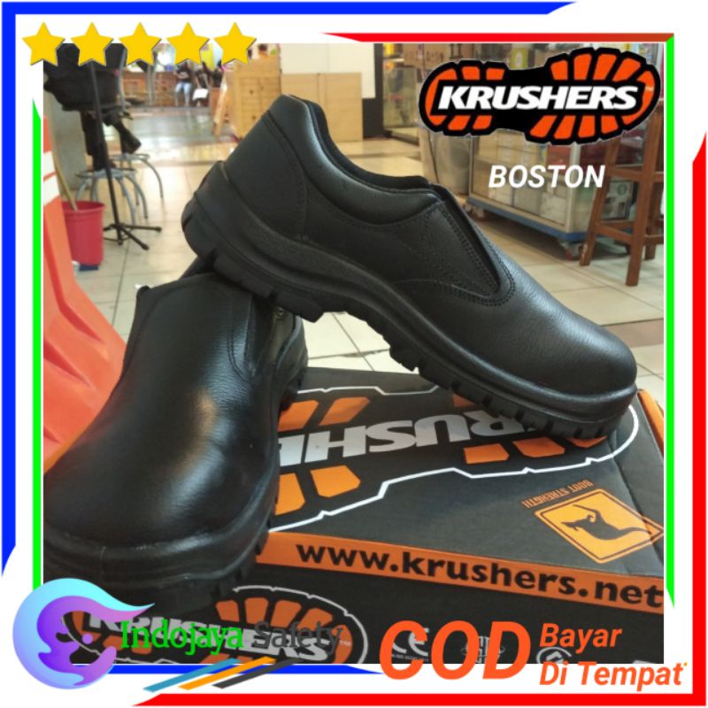 Jual Sepatu Safety Krusher Boston Safety Shoes Krushers Boston