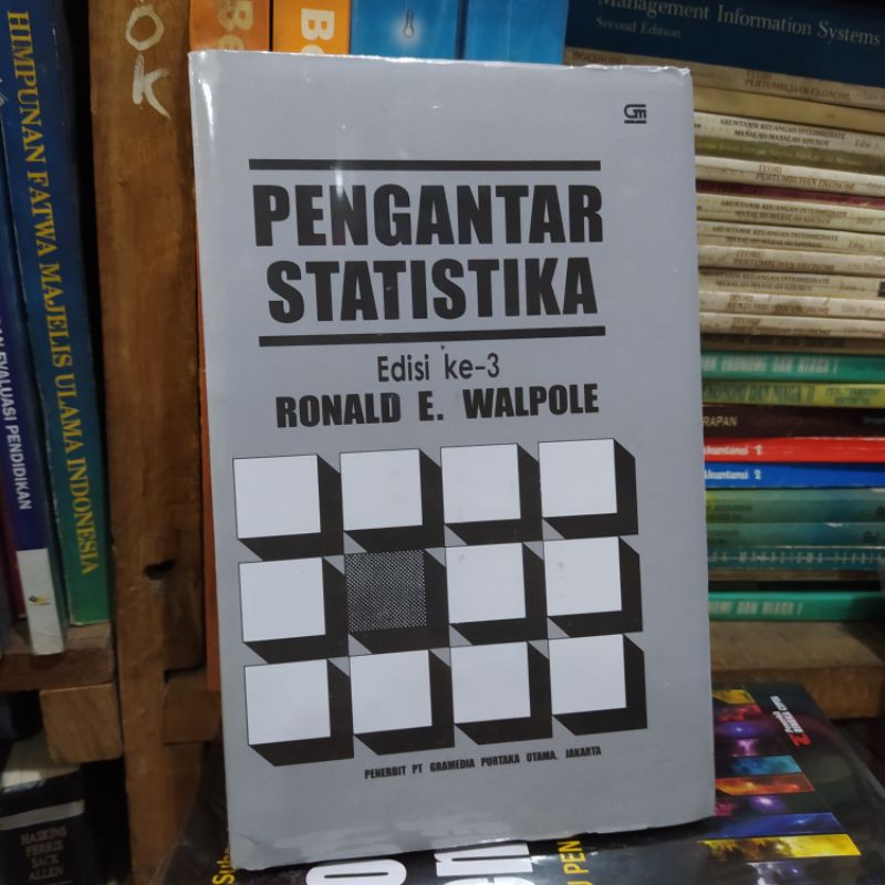 Jual Pengantar Statistika Edisi Ke-3 By Ronald Walpole | Shopee Indonesia